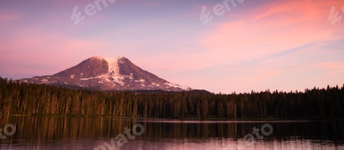 Preview: A calm summer day near base of Mount Adams Takhlakh Lake