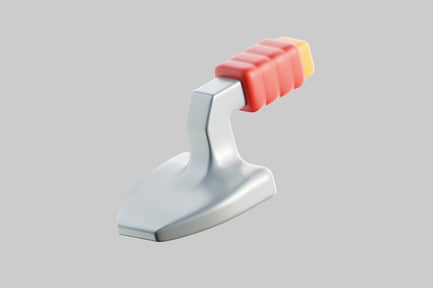 Preview: Trowel tool with ribbed grip