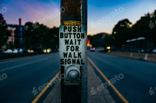 Preview: Push button wait for walk signal