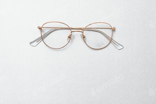 Preview: vintage glasses isolated on a white background
