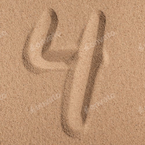 Preview: Starfish And Shells With Sand As Background. Sand Texture