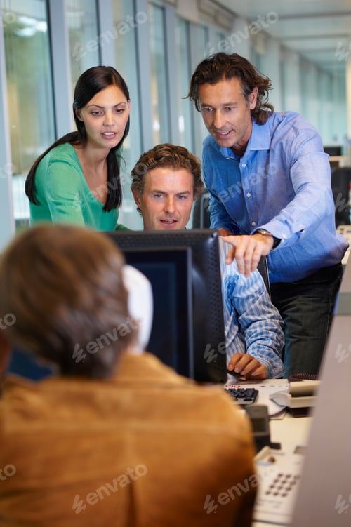 Preview: Business team closing a deal
