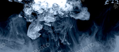 Preview: Ink Bright In Water Background Image
