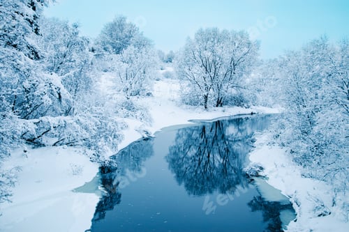 Preview: Winter snow landscape