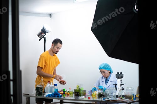 Preview: Photo behind the studio shooting