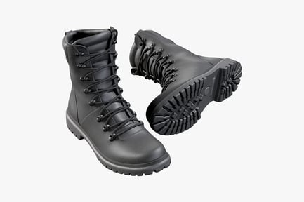 Preview: Tactical SWAT Boots: Leather Military Footwear