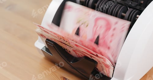 Preview: Money counting for chinese banknote