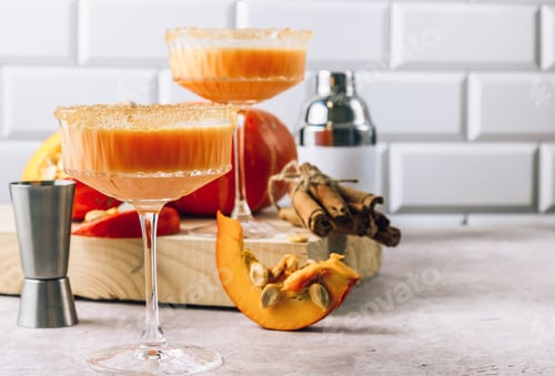 Preview: Pumpkin cocktail.