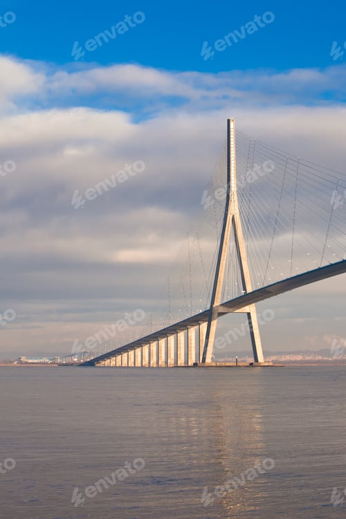 Preview: Normandy bridge view (Pont de Normandie, France)