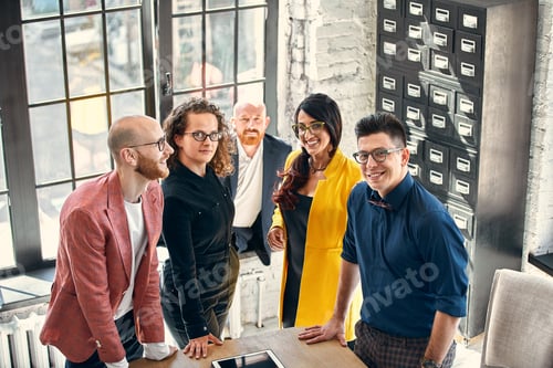 Preview: Talking Brainstorming Communication Friends Concept Business People Meeting Corporate Digital Device