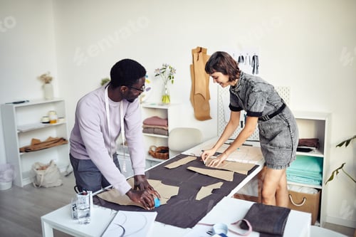 Preview: Tailors Outlining Sewing Patterns