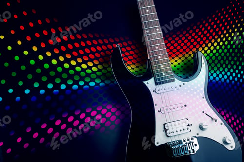 Preview: Electric Guitar Closeup Picture