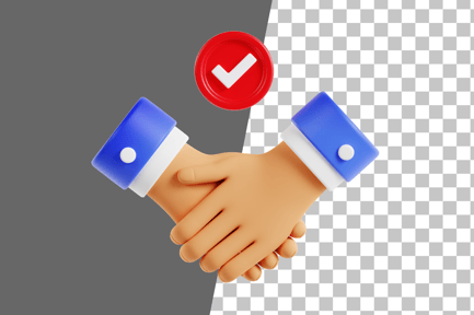Preview: Business Partnership 3D Icon