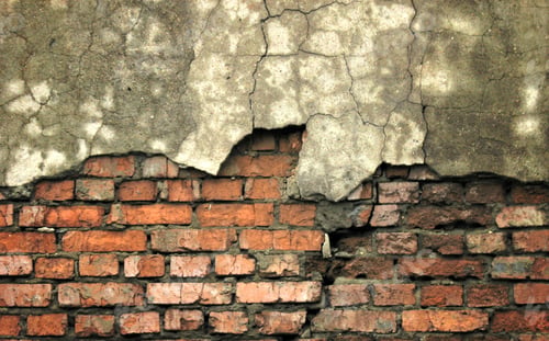 Preview: destroyed brick wall