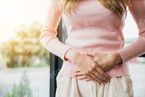 Preview: Sad Woman Stomach Ache from menstruation
