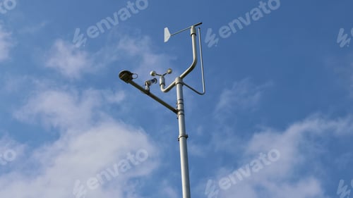 Preview: Street lamp under a blue sky