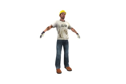 Preview: Construction worker pose