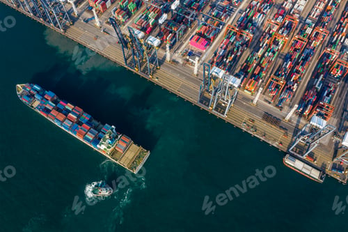 Preview: Kwai Tsing, Hong Kong, 12 February 2019: Container Terminals in Hong Kong