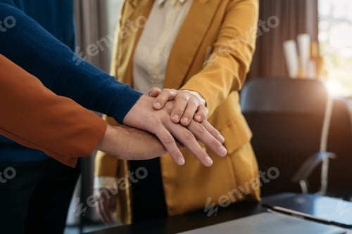 Preview: Symbol gesture of friendship togetherness and like-minded people concept.