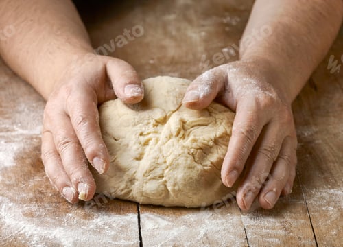 Preview: fresh raw dough