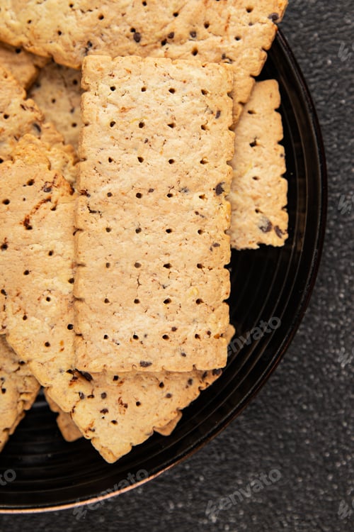 Preview: cracker whole grain healthy food durum wheat cookies tasty snack fresh gourmet food
