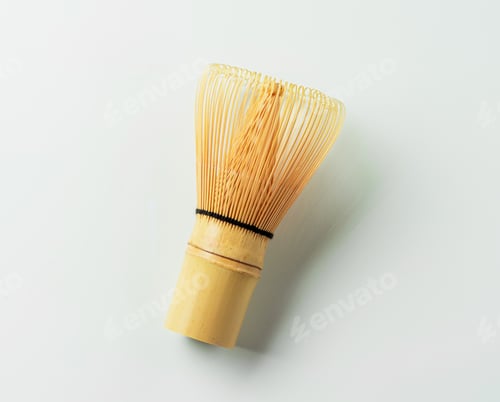 Preview: Bamboo Matcha Tea Whisk Isolated on white