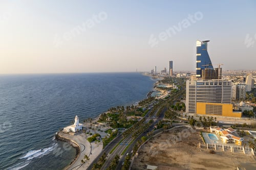 Preview: Jeddah beach Saudi Arabia - Red Sea corniche View , Waterfront
