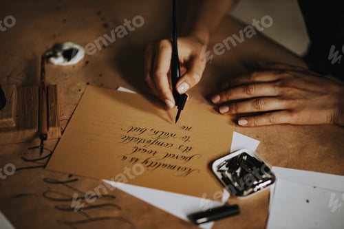 Preview: Brown desk, brown background.