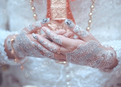 Preview: Young woman hand