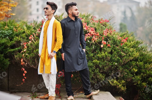 Preview: In indian traditional clothes