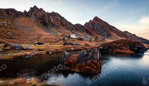 Preview: Beautiful lake in mountain feet