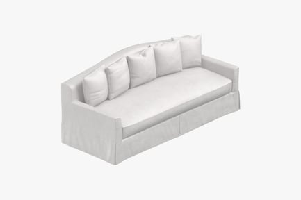 Preview: Elegant Four-Seater Sofa with Pillows