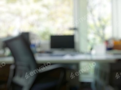 Preview: Abstract Office With Computer Blur Background