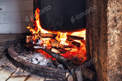 Preview: Fire heating milk for cheese