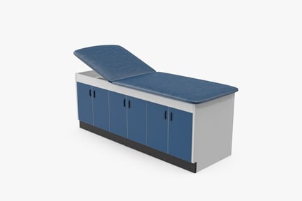Preview: Medical Exam Table with Laminate Cabinet
