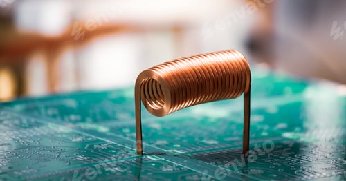 Preview: Close-up A large twisted copper wire
