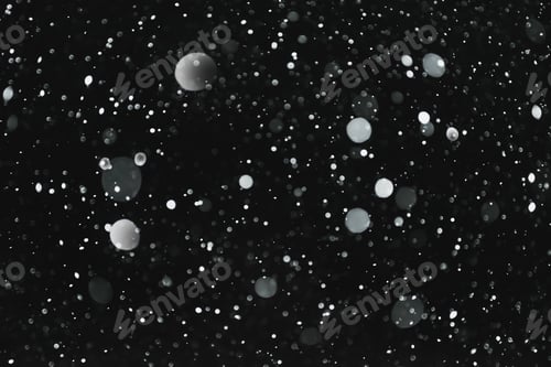 Preview: Abstract Outline Of Light- Colored Circles Bokeh. Blurred Background