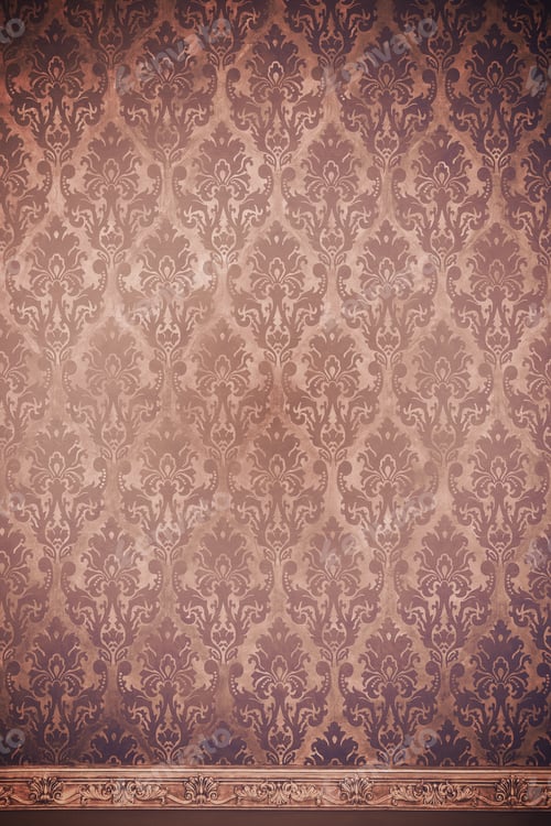 Preview: Ornate Victorian Patterned Wallpaper Background Texture