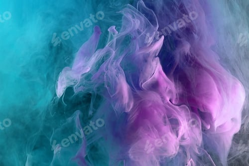 Preview: Abstract pink and blue and green color background.