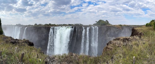 Preview: Victoria Falls, waterfall on the Zambezi River between Zambia and Zimbabwe. Africa