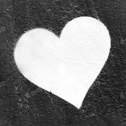 Preview: Grunge white heart