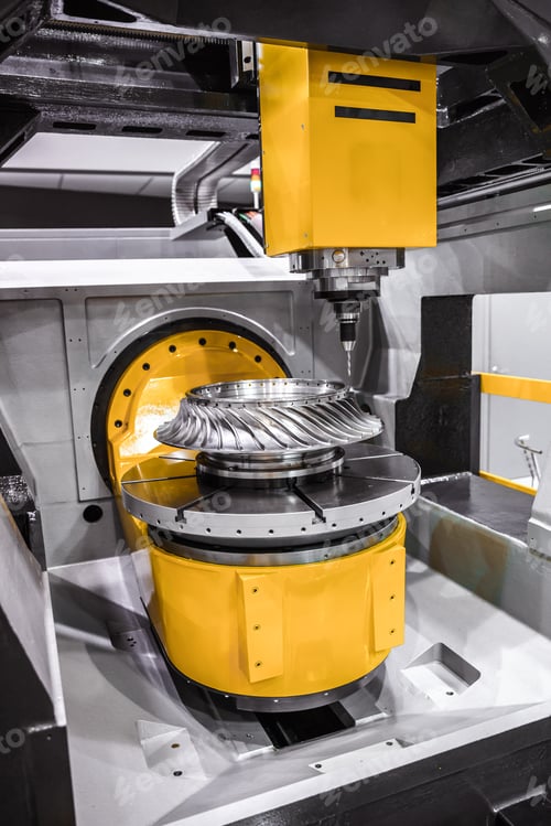Preview: Metalworking CNC milling machine.
