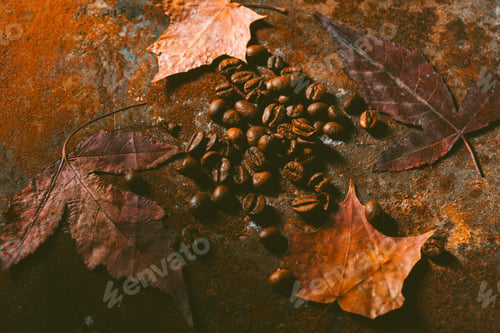 Preview: Art Style. Still Life Coffee- Dark Food Photo