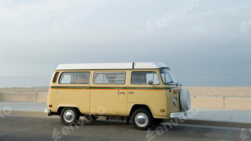 Preview: Van mockup isolated concept, Truck mock up