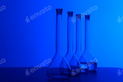 Preview: Chemistry laboratory equipment and glass tubes