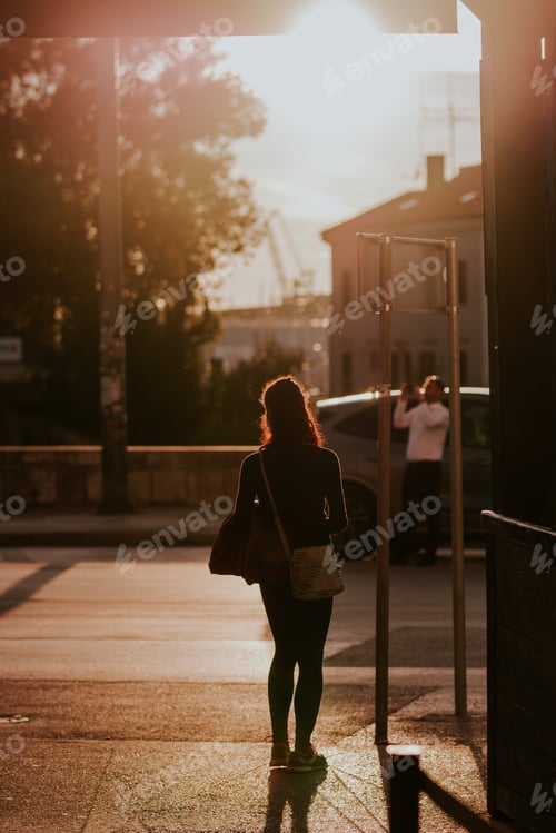 Preview: Girl at golden hour