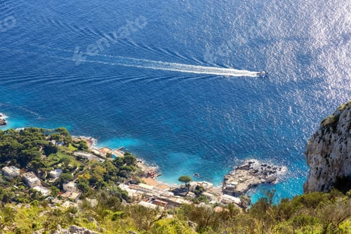 Preview: Touristic Town on Capri Island in Bay of Naples, Italy.