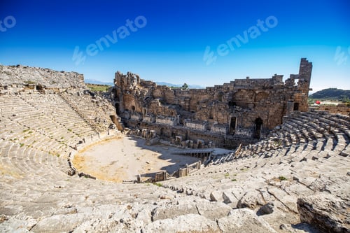 Preview: Nymphaeum of Perge. Ruins of ancient Pamphylian city located in Antalya Province, Turkey.