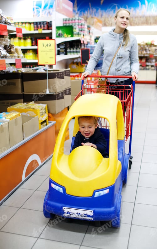 Preview: Child friendly supermarket shopping