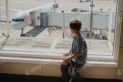 Preview: Boy at the airport